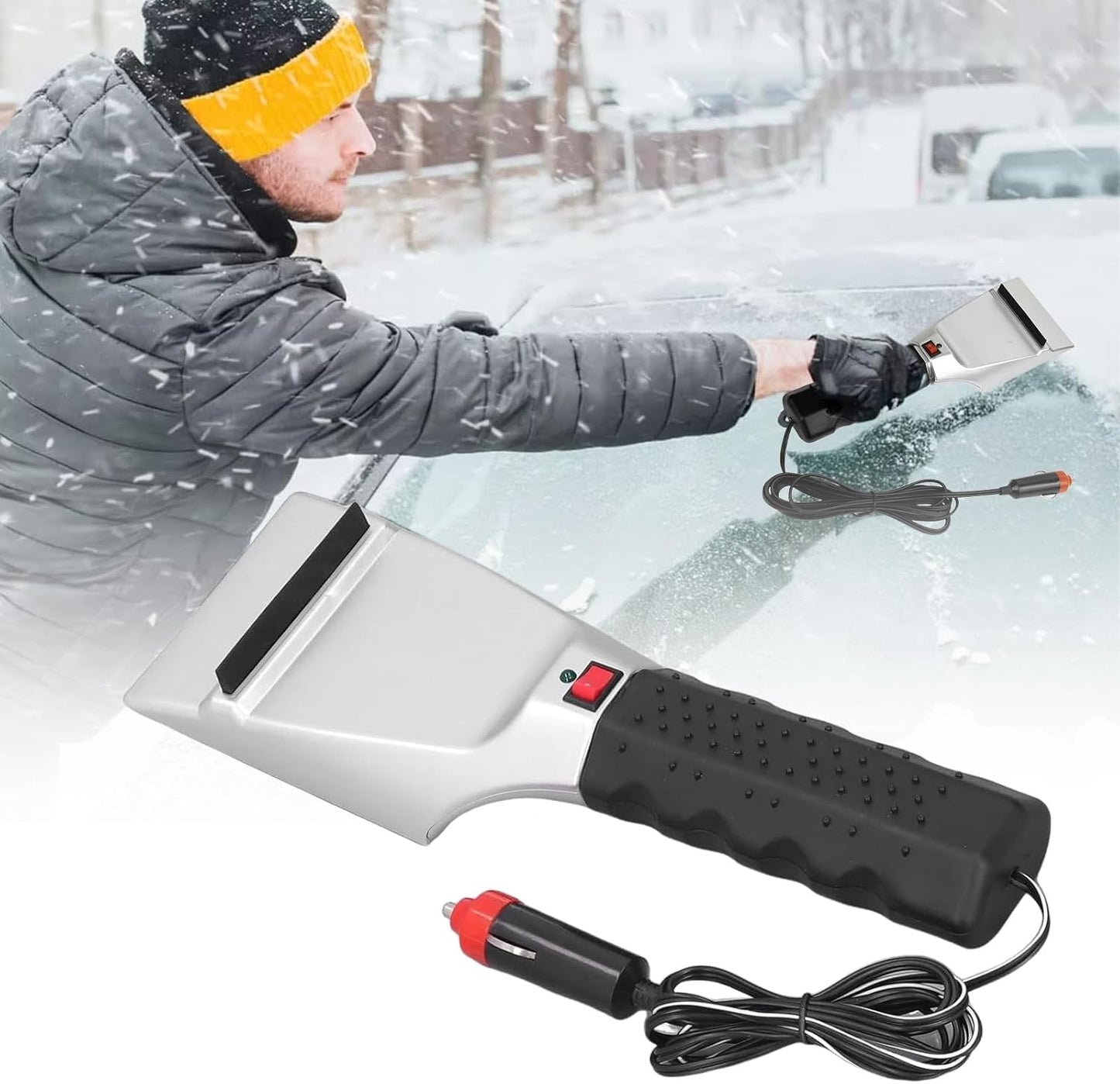 Grattoir à glace chauffant