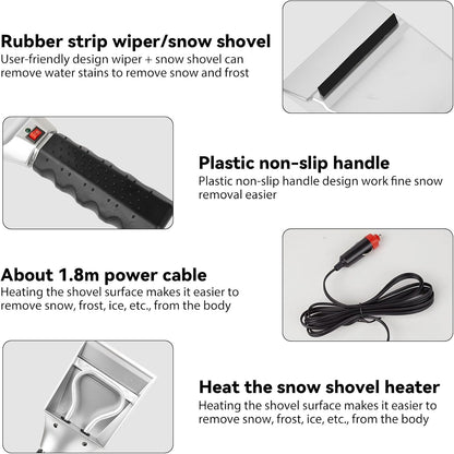 Grattoir à glace chauffant