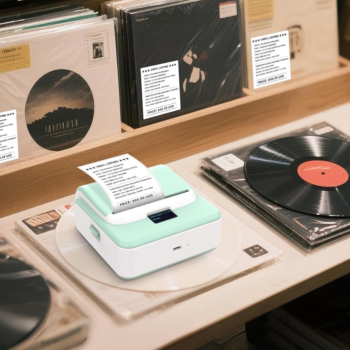 imprimante Thermique etiqueteuse Autocollantes